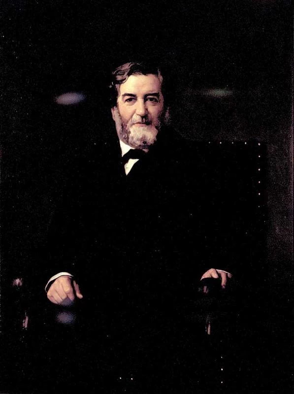 Ritratto di Salustiano de Olózaga Armandoz - Congreso de los Diputados de España, Madrid, dettaglio